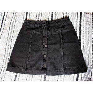 H&M DIVIDED Black Mini Skirt